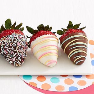 画像2: Full Dozen Hand-Dipped Birthday Strawberries