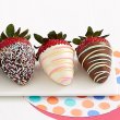 画像2: Full Dozen Hand-Dipped Birthday Strawberries (2)